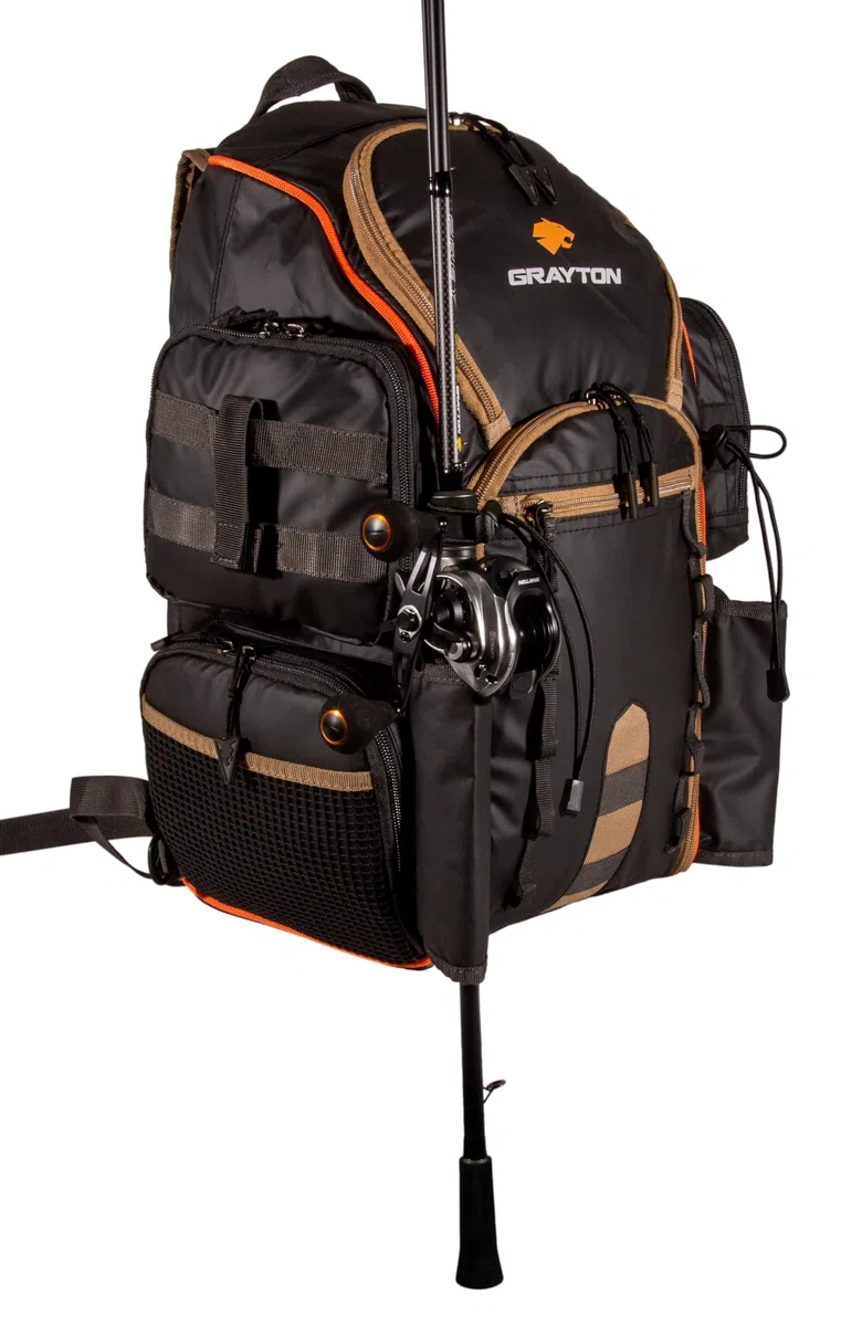 Grayton Zaino Tough Gear Multi (Incl. 5 Scatole Per Materiali) - Zaino Da Pesca