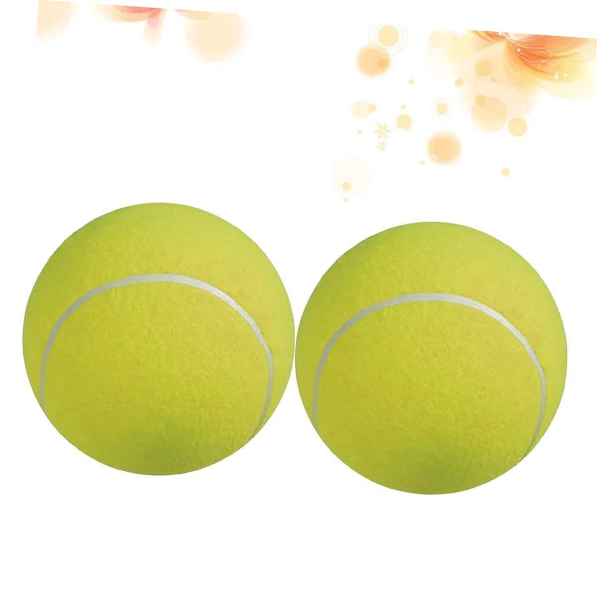 VICASKY Palla da Tennis Gigante 9.5 Pollici 24cm in Gomma e Fibra Chimica con Ago per Gas, Morbida e Flessibile per Cuccioli e Ragazzo Ragazza
