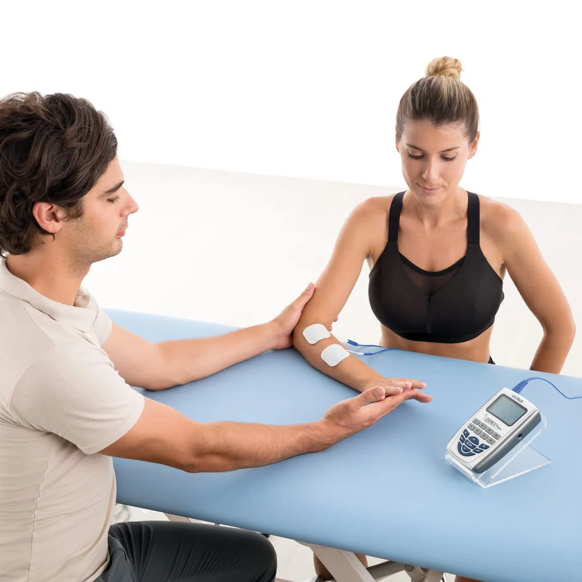 Globus | Genesy 1500, Elettrostimolatore a 4 Canali Con 414 Programmi, Ad Uso Medico Per Terapia Riabilitativa, Fisioterapica e Riabilitazione Motoria