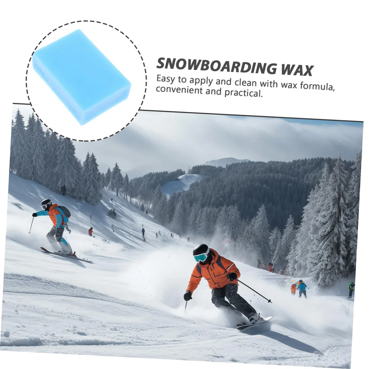Yardwe 3 Pezzi di per Snowboard Detergente per per Skateboard per Sci Proteggere Snowboard Rotante Piastra Scorrevole per Pulizia per Pulizia Profonda