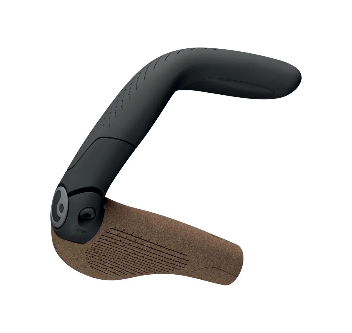 Ergon GP5 EVO - Manopole per bicicletta con manubrio integrato, Biokork, L