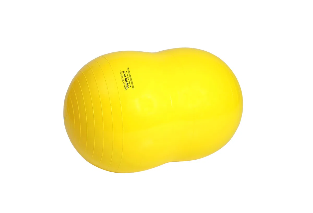 GYMNIC Physio Roll Palla doppia per fisioterapia, ideale per esercizi di equilibrio, coordinazione e supporto terapeutico per bambini, adulti e anziani