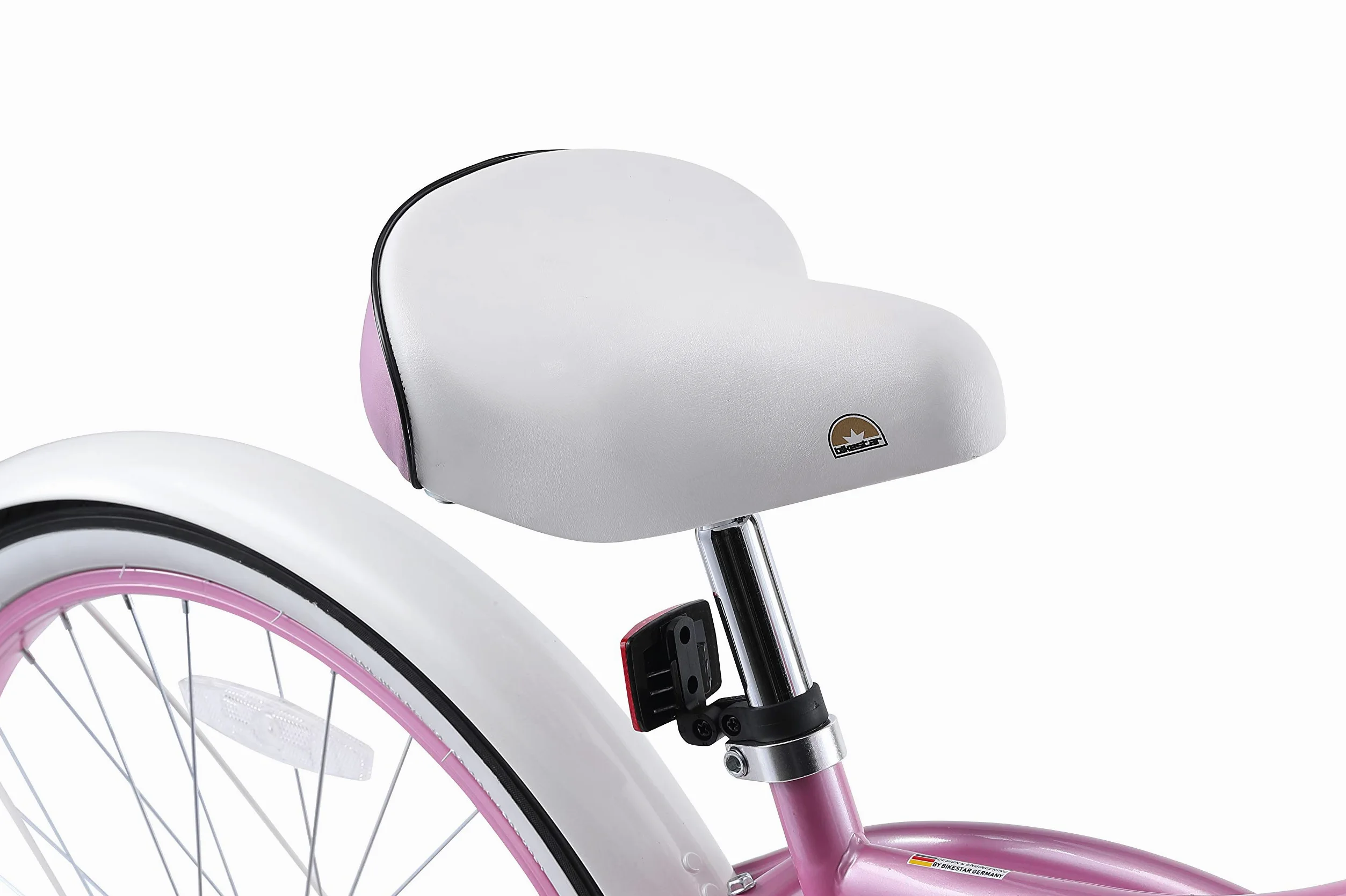 BIKESTAR Bicicletta bambini 10-13 anni | Bici bambino bambina 24 pollici Freno a pattino e freno a retropedale | 24“ cruiser Edition