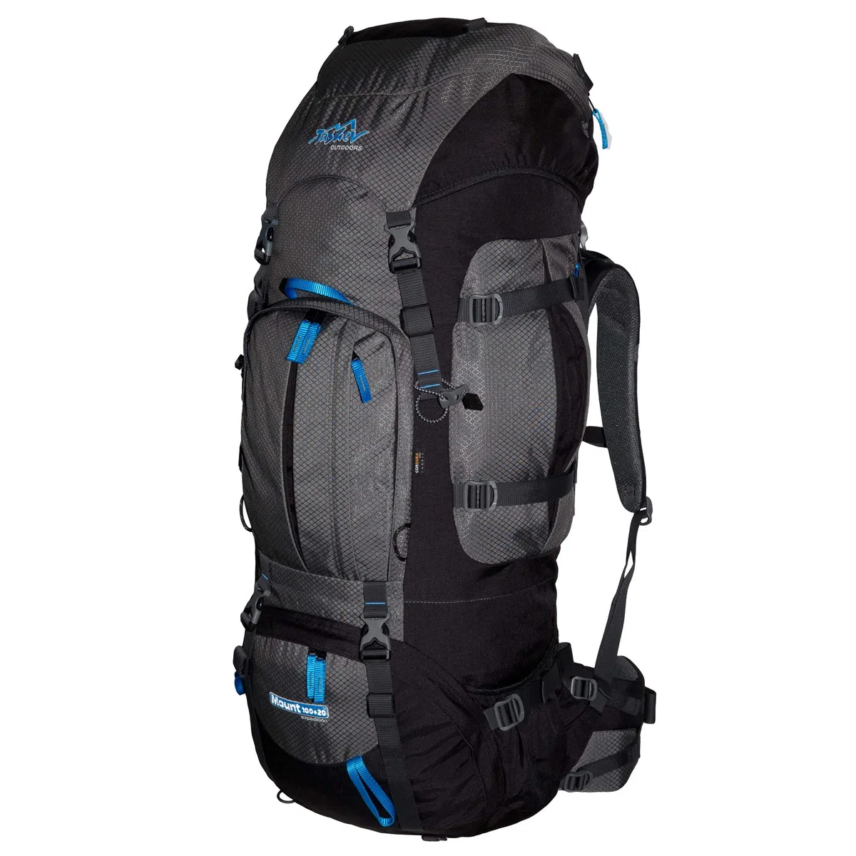 Zaino da Trekking – Tashev Mount 100l + 20l de Cordura Zaino con Copertura Antipioggia