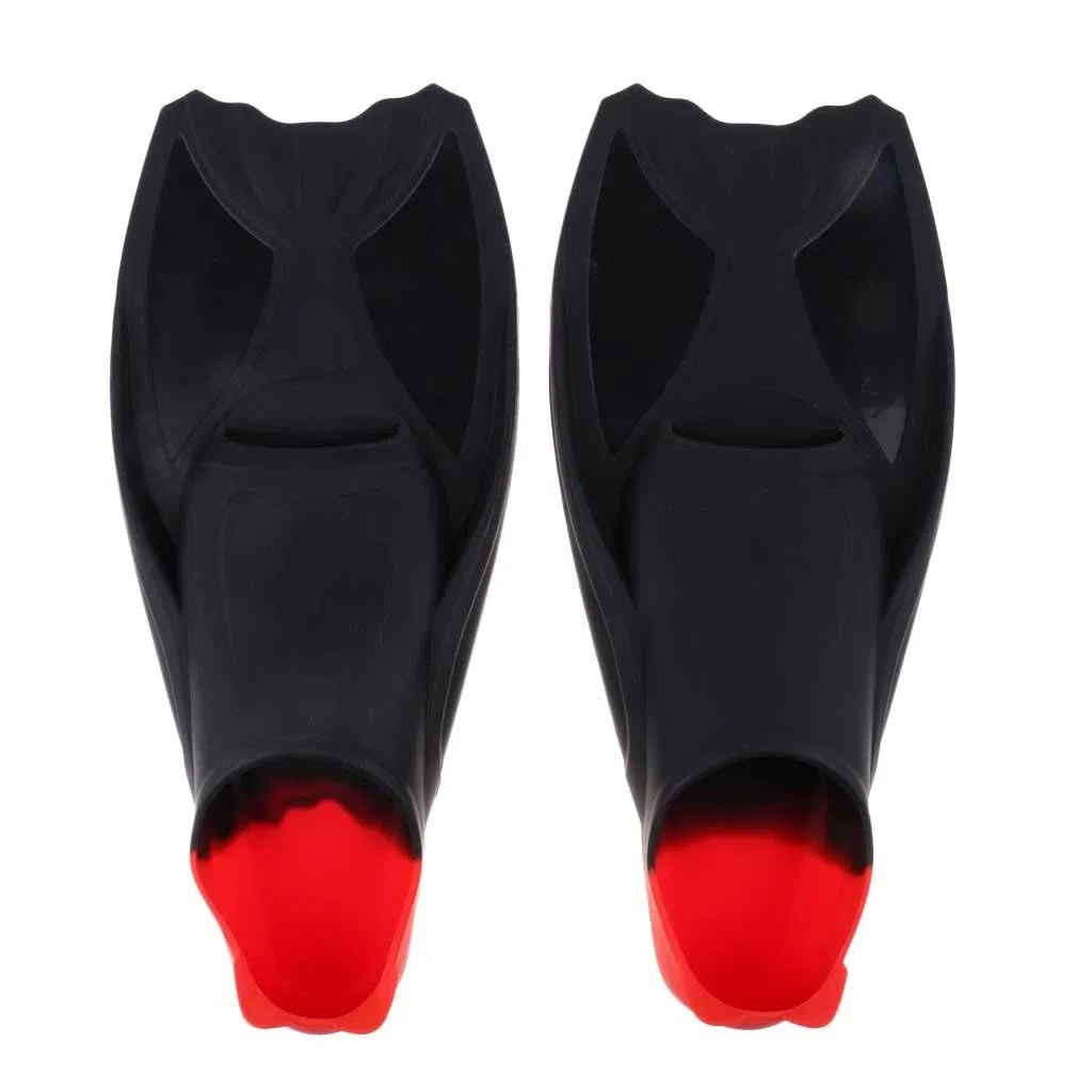pinne, Pinne da nuoto corte flessibili in silicone for allenamento
