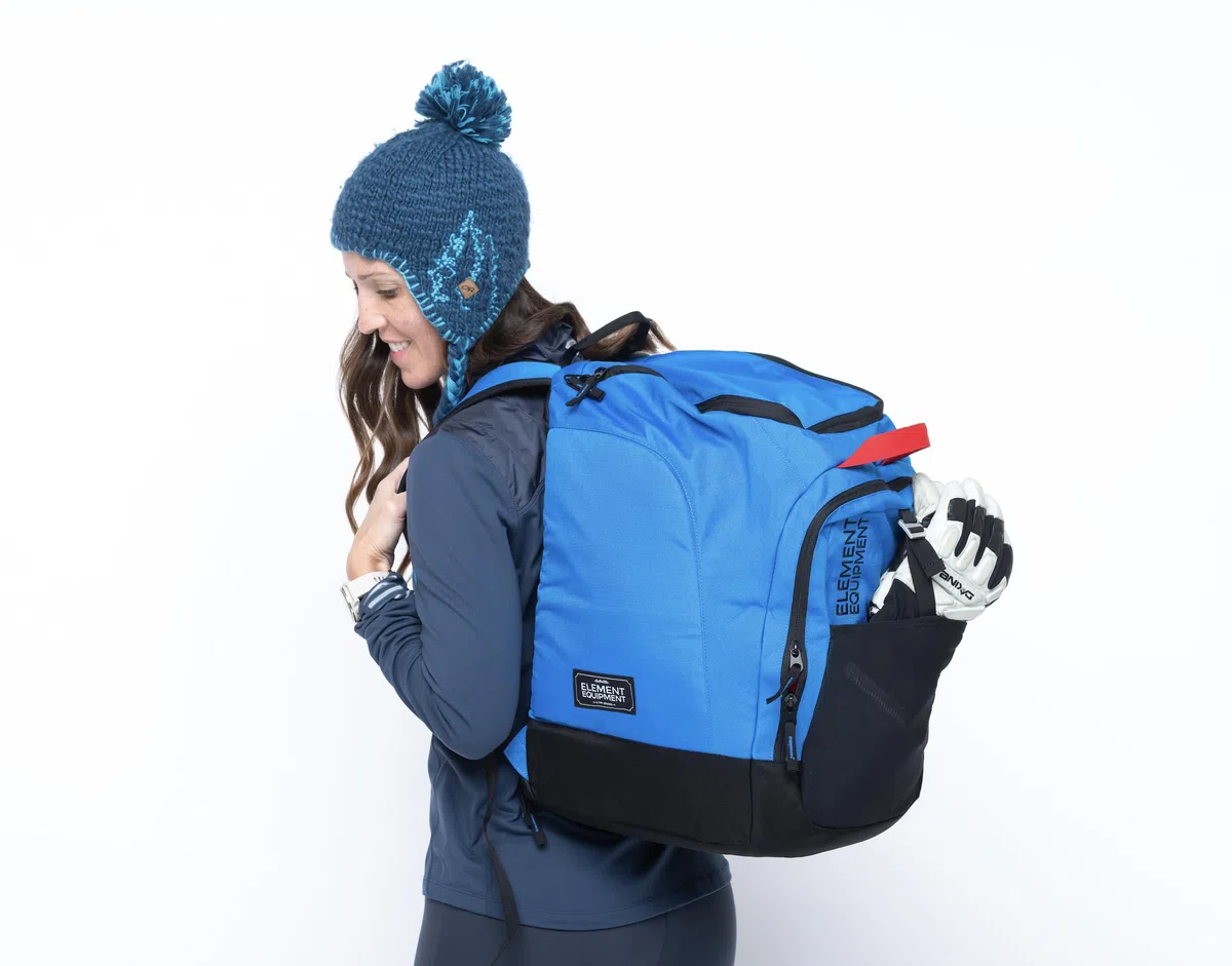 Element Equipment Ultimate Boot Bag Snowboard Ski Backpack Blue Ripstop NanoWeave