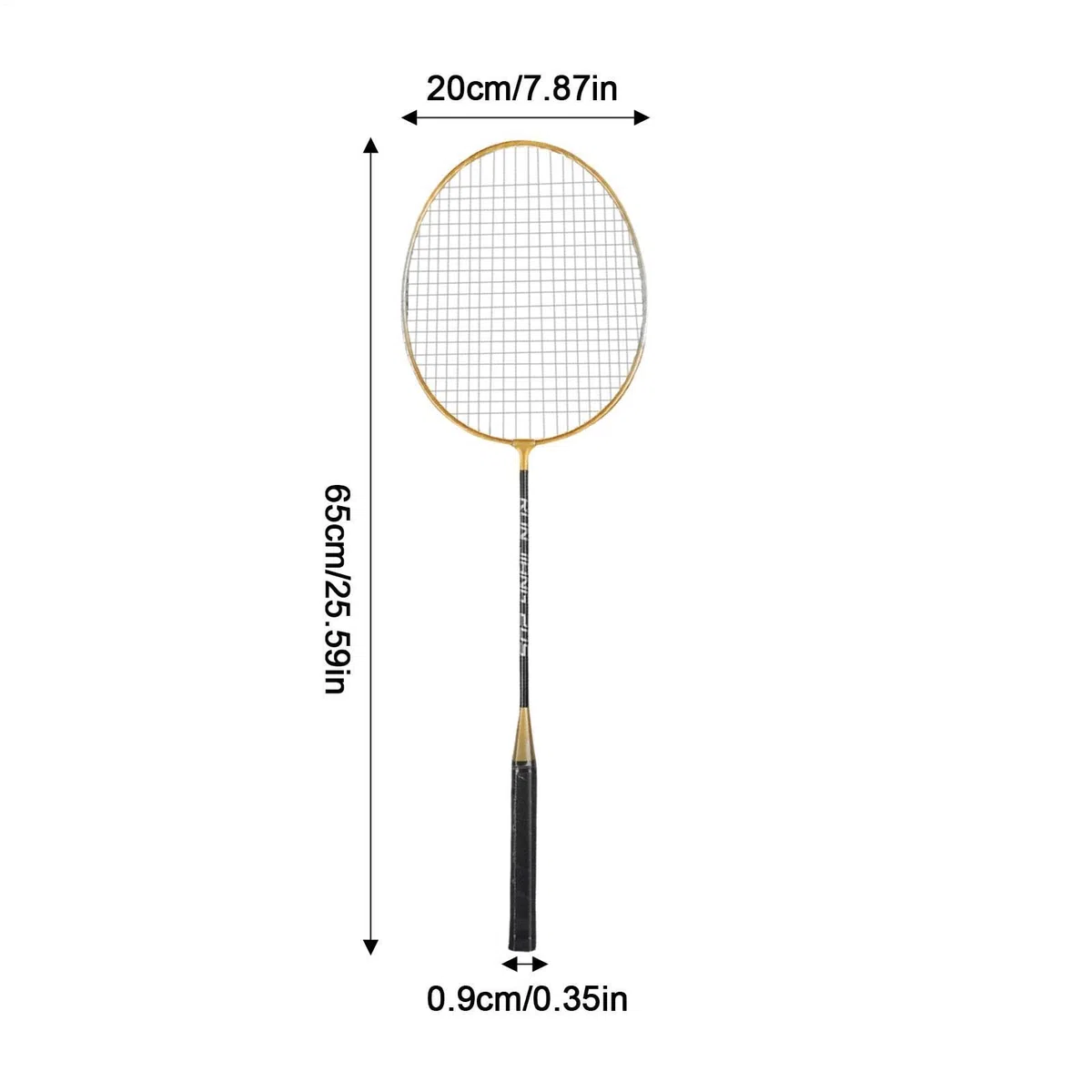 Générique Badminton - Set di racchette da neve Badminton | Professionale per Adulti,Attrezzatura leggera, Assorbente il Sudore per Adulti e Professionisti, Sport, Giochi da Giardino in
