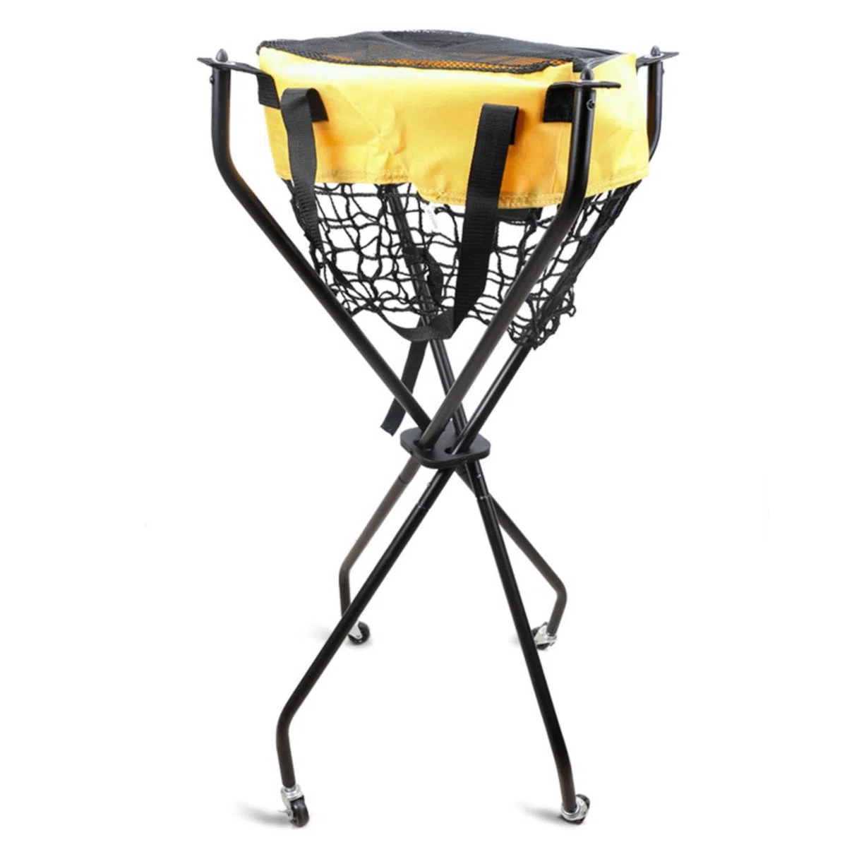 Carrello Portapalline da Tennis Portatile Organizer Sportivo Pieghevole Leggero Attrezzatura Sportiva per Allenatori, Istruttori