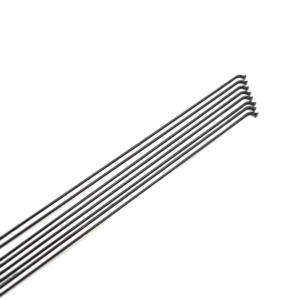 Raggi Bicicletta 12 pz/lotto Raggio for Bicicletta In Acciaio Inossidabile 14G 2.0mm(J-BEND 302mm)
