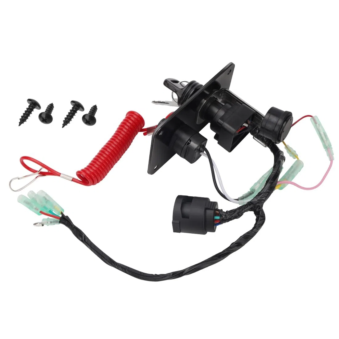 Pannello accensione principale con chiave per fuoribordo Yamaha 2T/4T con cablaggio 10 pin