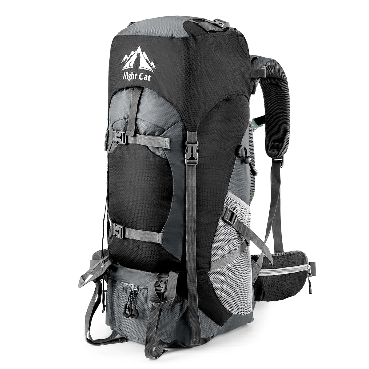 Night Cat 70L Zaini da Hiking Trekking Zaino da Campeggio per Gli Uomini Donne di Arrampicata Ciclismo Viaggio Escursionismo