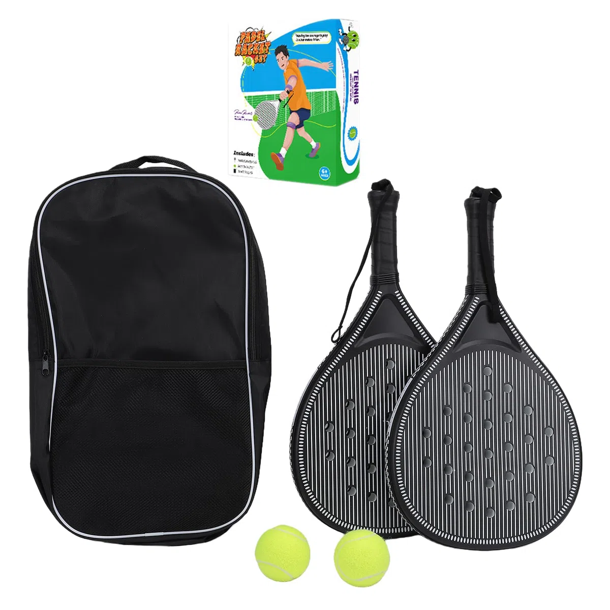 Racchetta da Padel con Nucleo Professionale in EVA Ad Alta densità, Racchetta Leggera per Principianti, Sport All'aperto