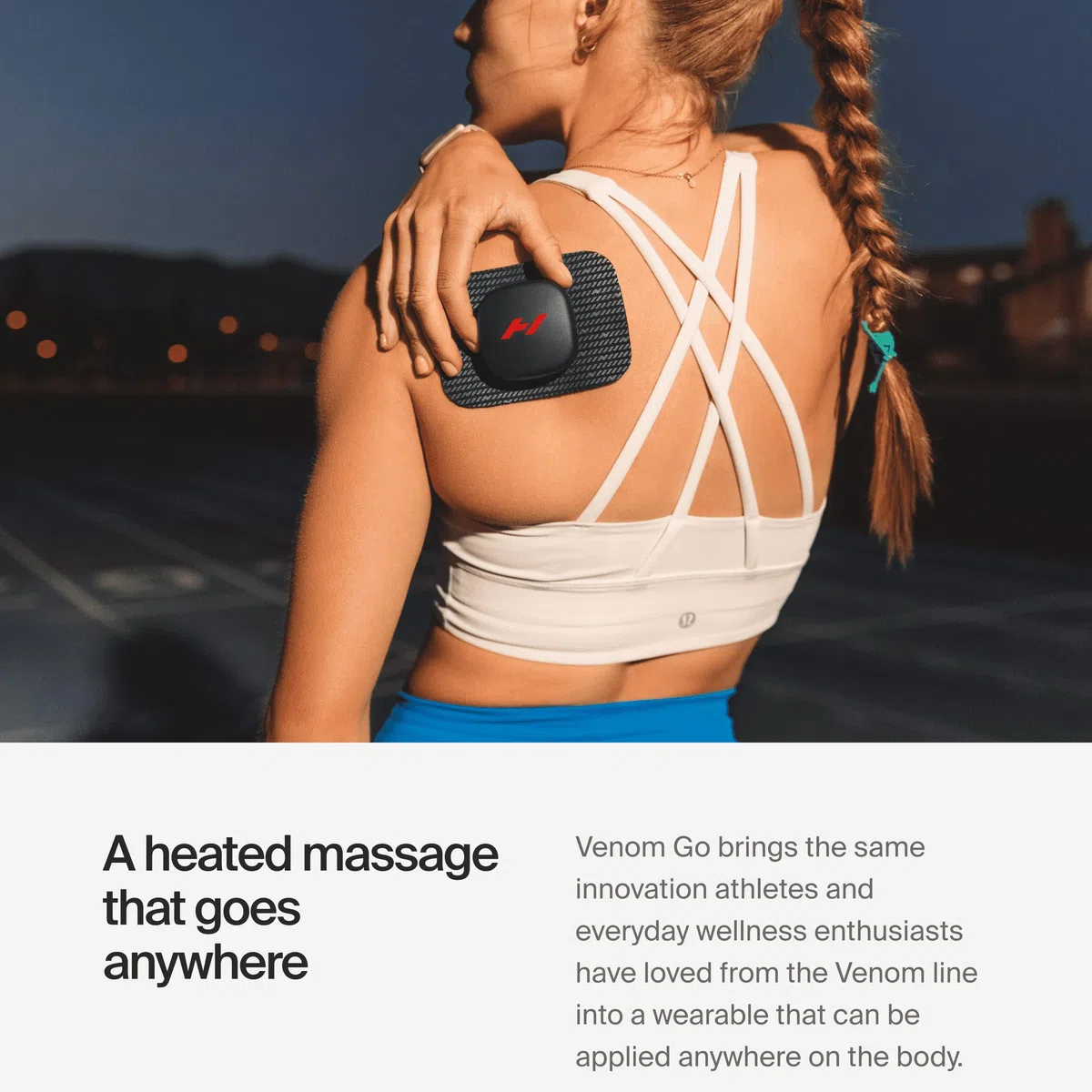 Hyperice Venom Go Pack Ricariche per capsule di terapia vibratoria termica | Terapia muscolare | Sciogli i muscoli indolenziti | Accelera il riscaldamento | 1 ora di autonomia | Bluetooth