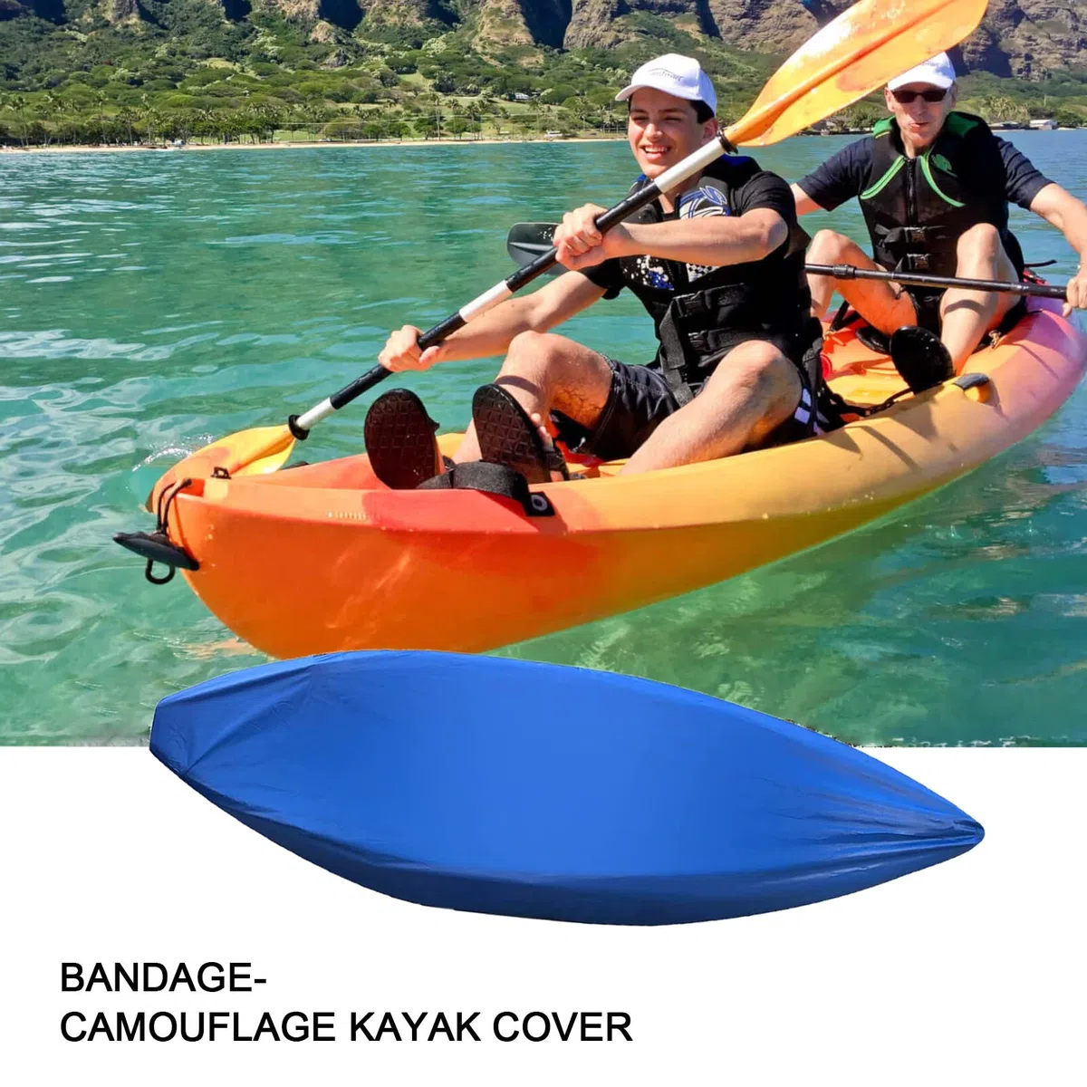 Schleuder Copertura per Kayak, Copercio per Barca di Canoa da 2.1m a 6m, Antipolvere Impermeabile di Stoccaggio Resistente UV, Sport Outdoor