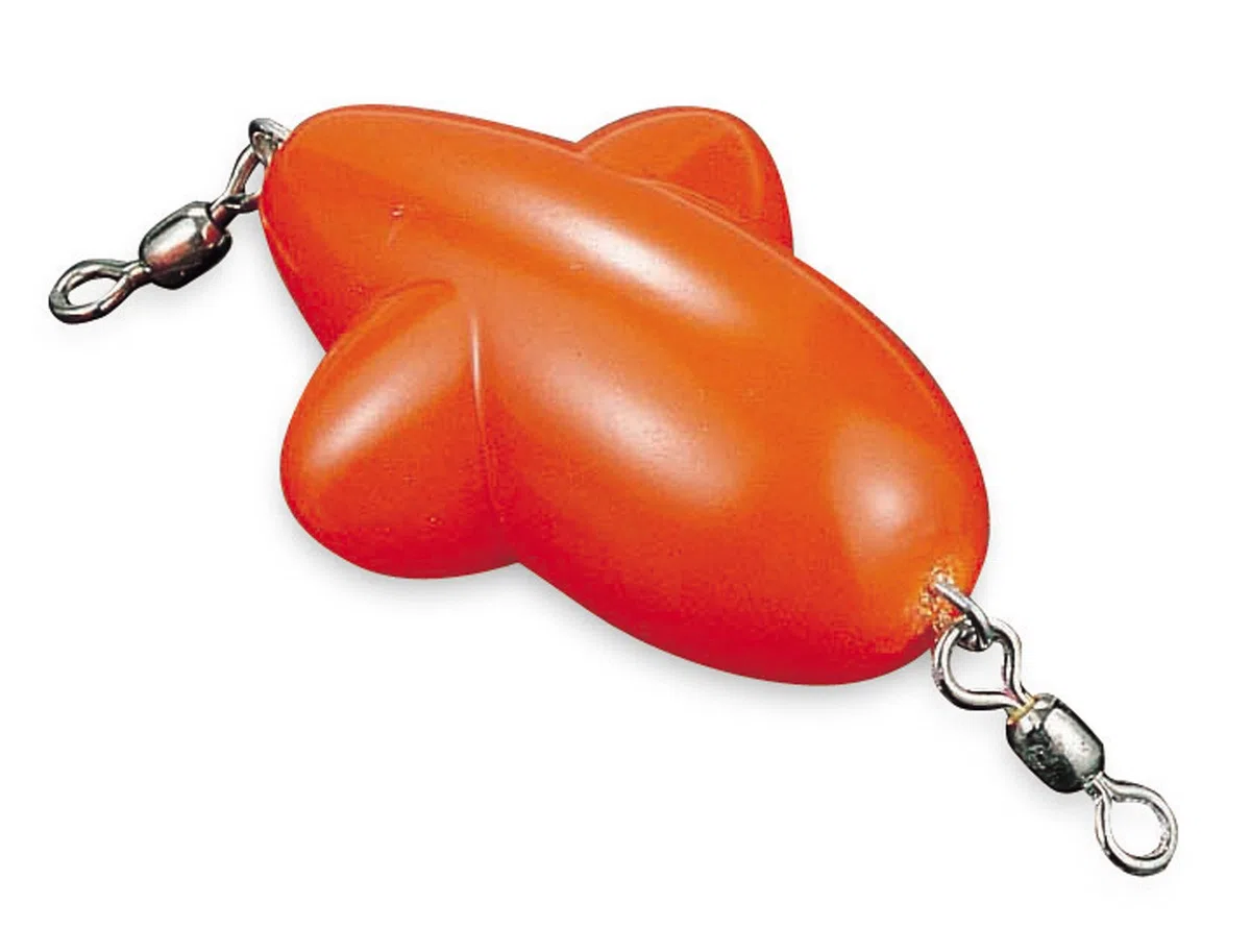 Yo-Zuri Trolling Coniglio con Girevole 130 mm ad Alta visibilità Arancione Trolling di