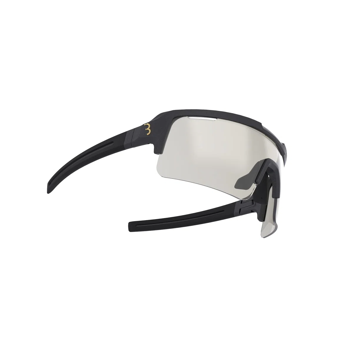 BBB Cycling Occhiali Con Lenti Fotocromatiche Semi Piatte Infrangibili Occhiali Da Sole Uv Con Montatura Sportiva Protezione Per La Guida In Bicicletta Unisex Nero Opaco Fuse PH BSG-65PH