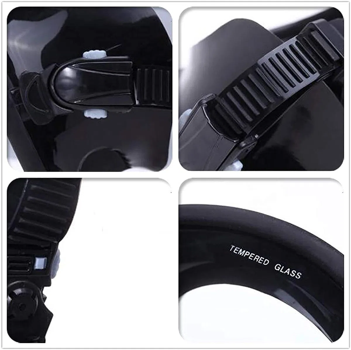 Maschera da snorkeling integrale Maschere subacquee Maschera da snorkeling con ampia visuale Maschera da snorkeling impermeabile Anti-appannamento Attrezzatura da snorkeling professionale subacqu