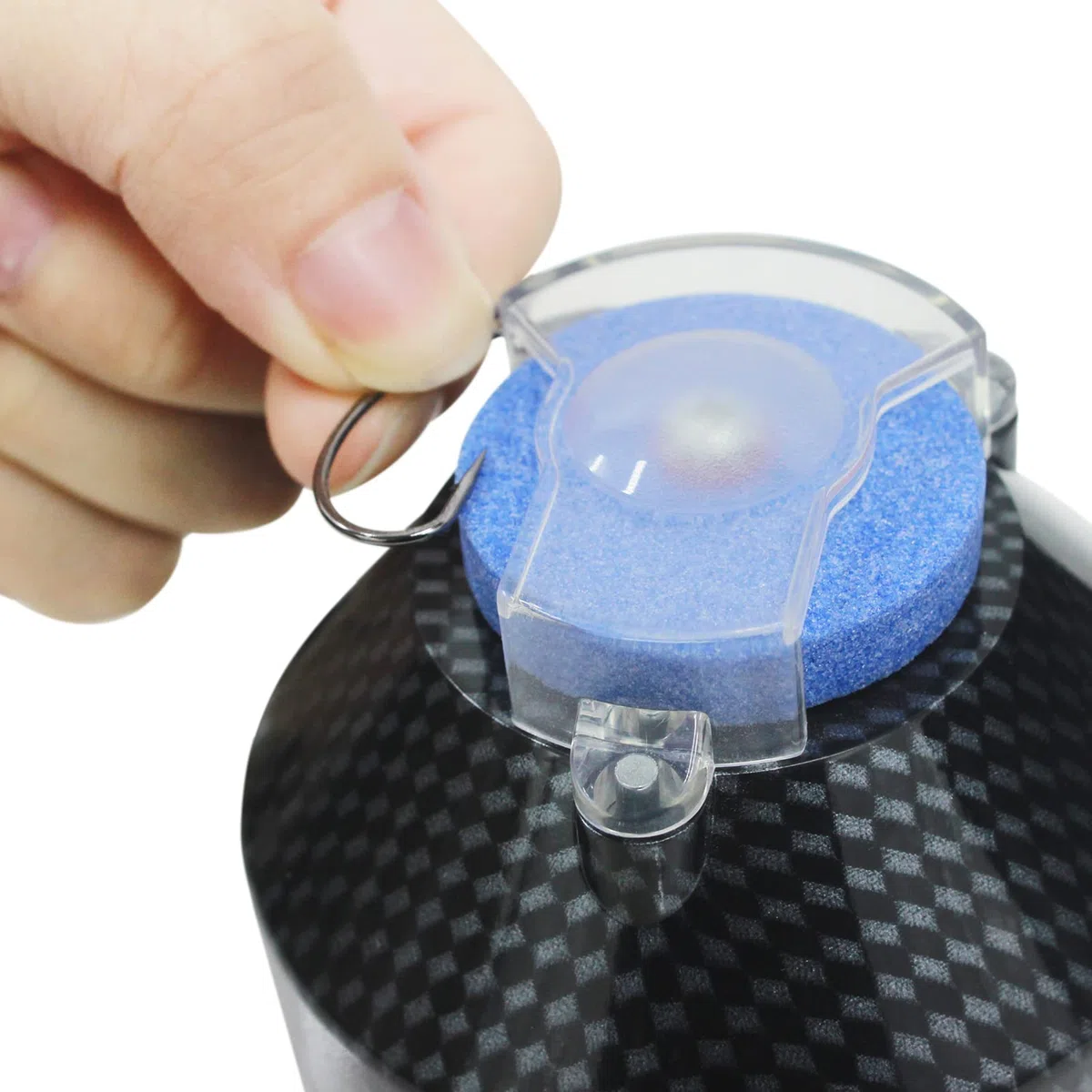 Wakects Affilatore di Ami Elettrico Ricaricabile USB, Accessorio per Attrezzatura da Pesca, 2 modalità di Rotazione