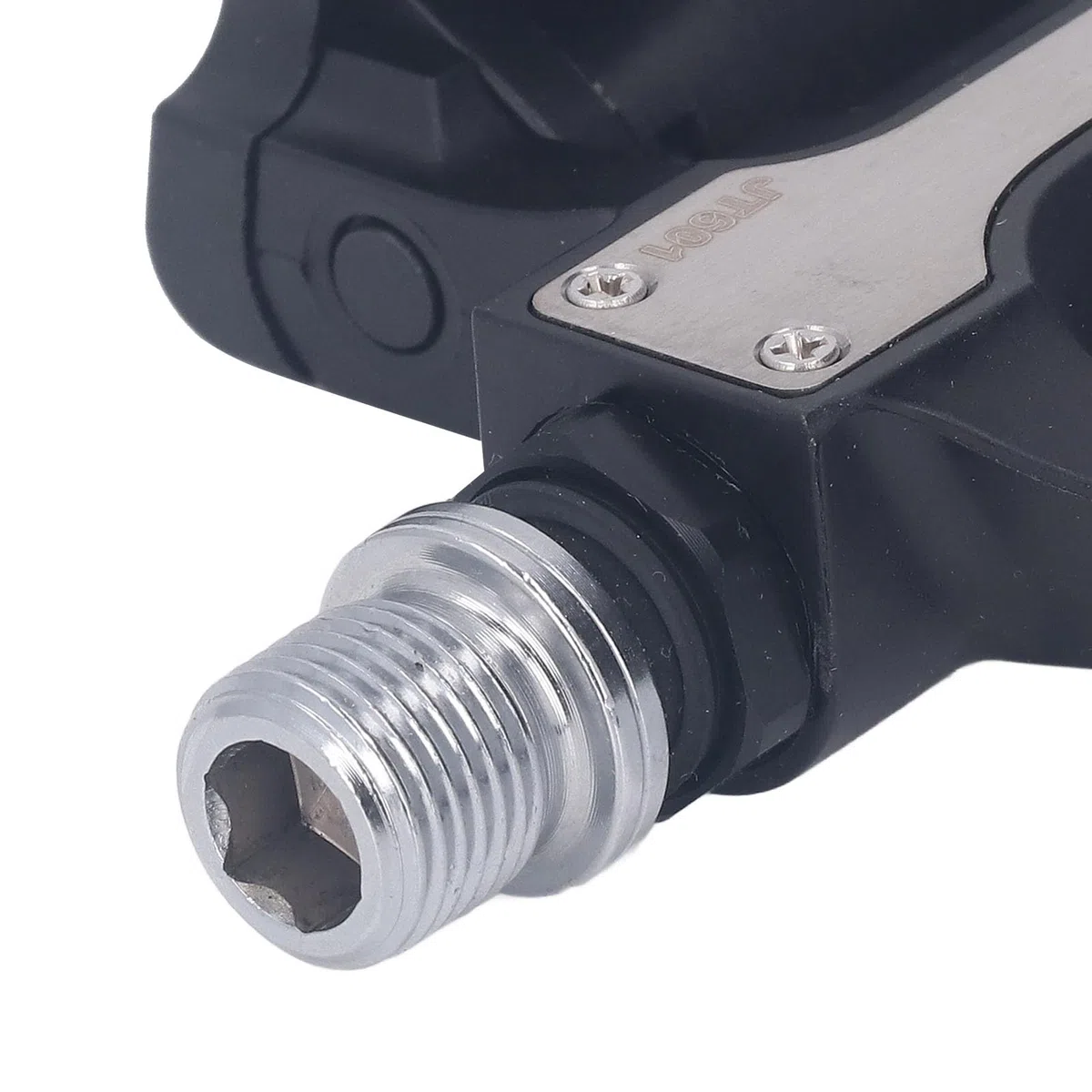Pedali di bloccaggio con tacchette Set Tacchette con cuscinetti aerodinamici Pedale autobloccante compatibile con il Pedali in nylon leggeri ad alta resistenza per