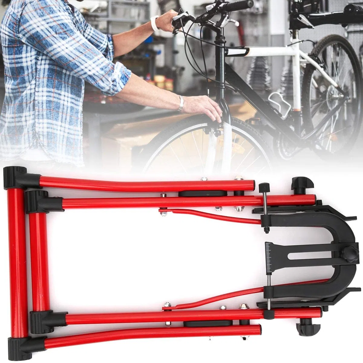Supporto per Centraruote per Bicicletta, Centraruote Bici Manutenzione Ruote per Bicicletta Manutenzione Ruote per Bicicletta Usato per La Riparazione della Bicicletta