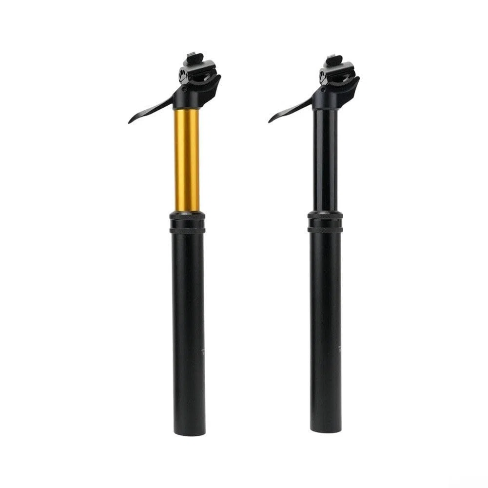 Reggisella Dropper, telescopico regolabile in altezza, struttura in lega di alluminio olio-gas, finitura anodizzata per mountain bike MTB, 27,2/30,9/31,6 mm
