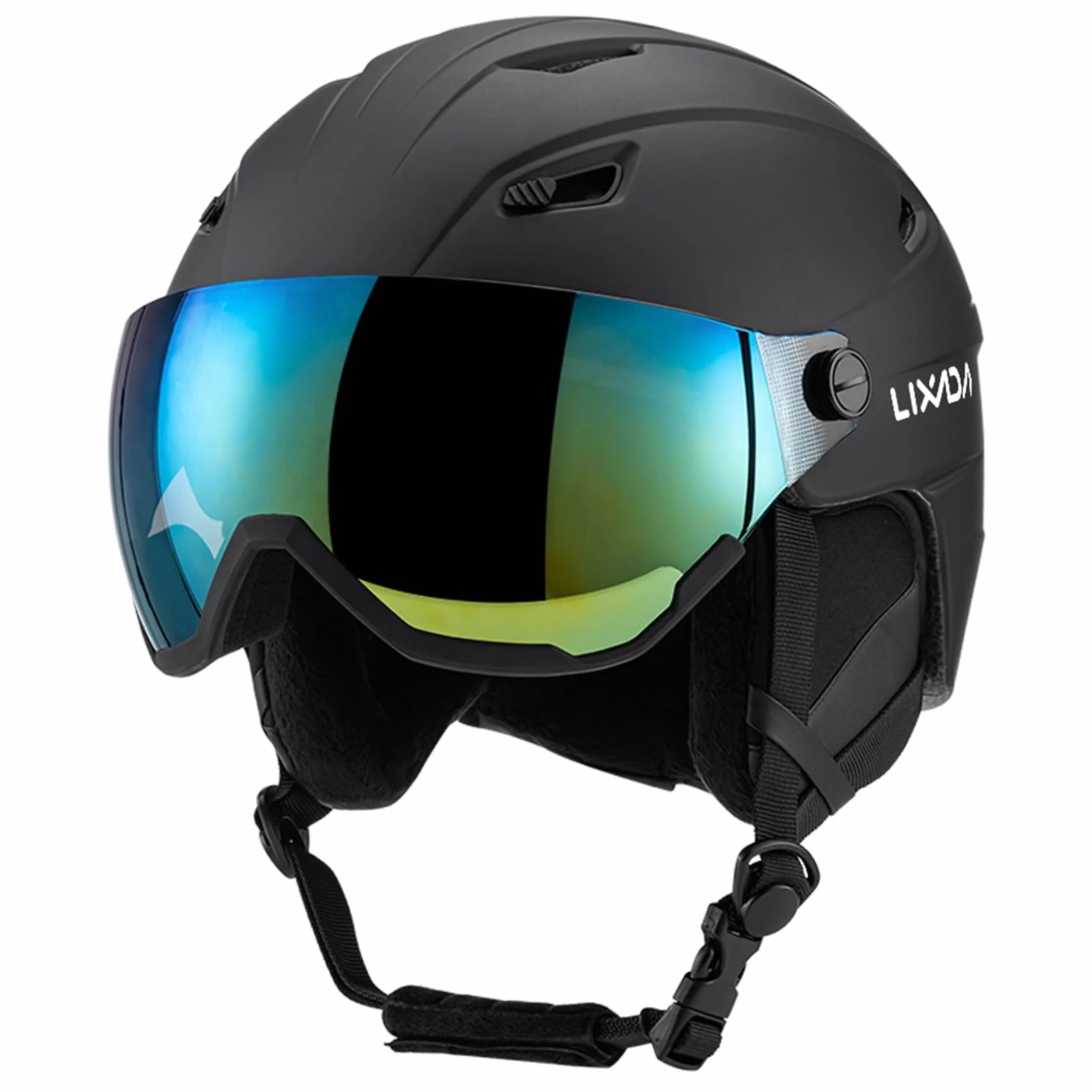 Lixada Casco da Sci Integrato Casco da Snowboard per Uomo e Donna con Visiera Rimovibile