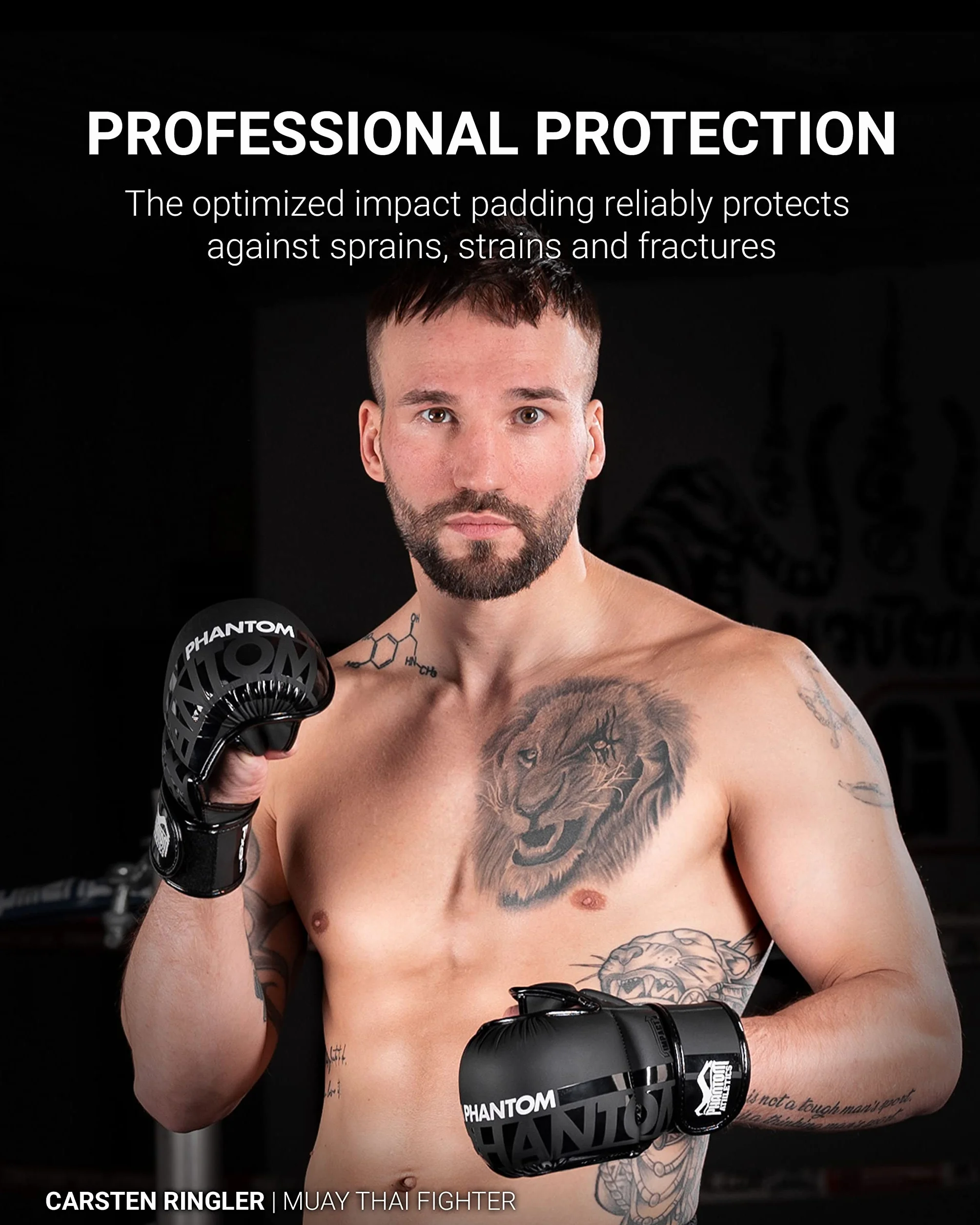 Phantom MMA APEX - Guanti professionali per Fight, Sparring, Boxe, Freefight