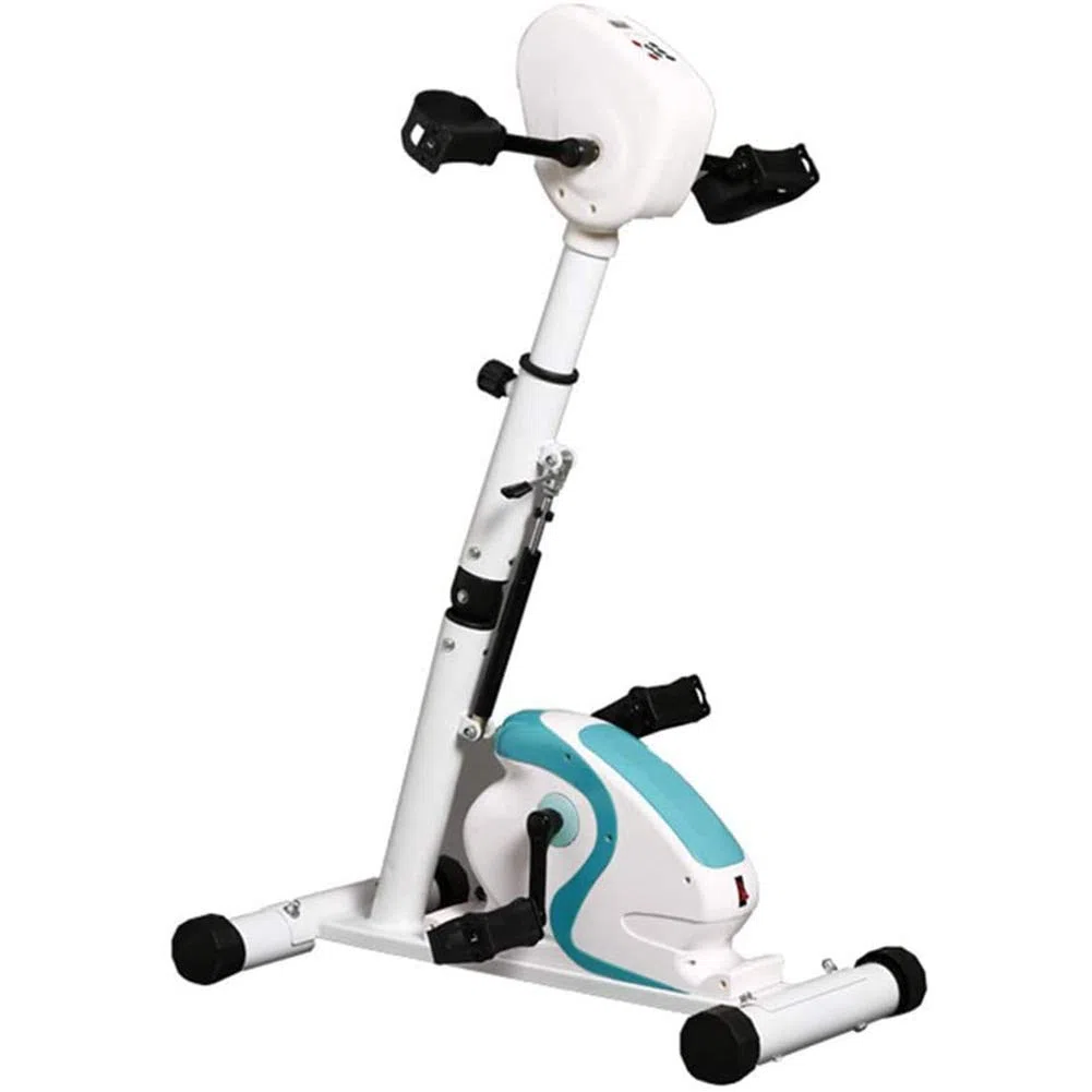 Tapis roulant Pieghevoli Pedale Elettrico per Esercizi, Cyclette stazionaria, Altezza Regolabile per Riabilitazione Fitness Indoor per Braccia e Gambe