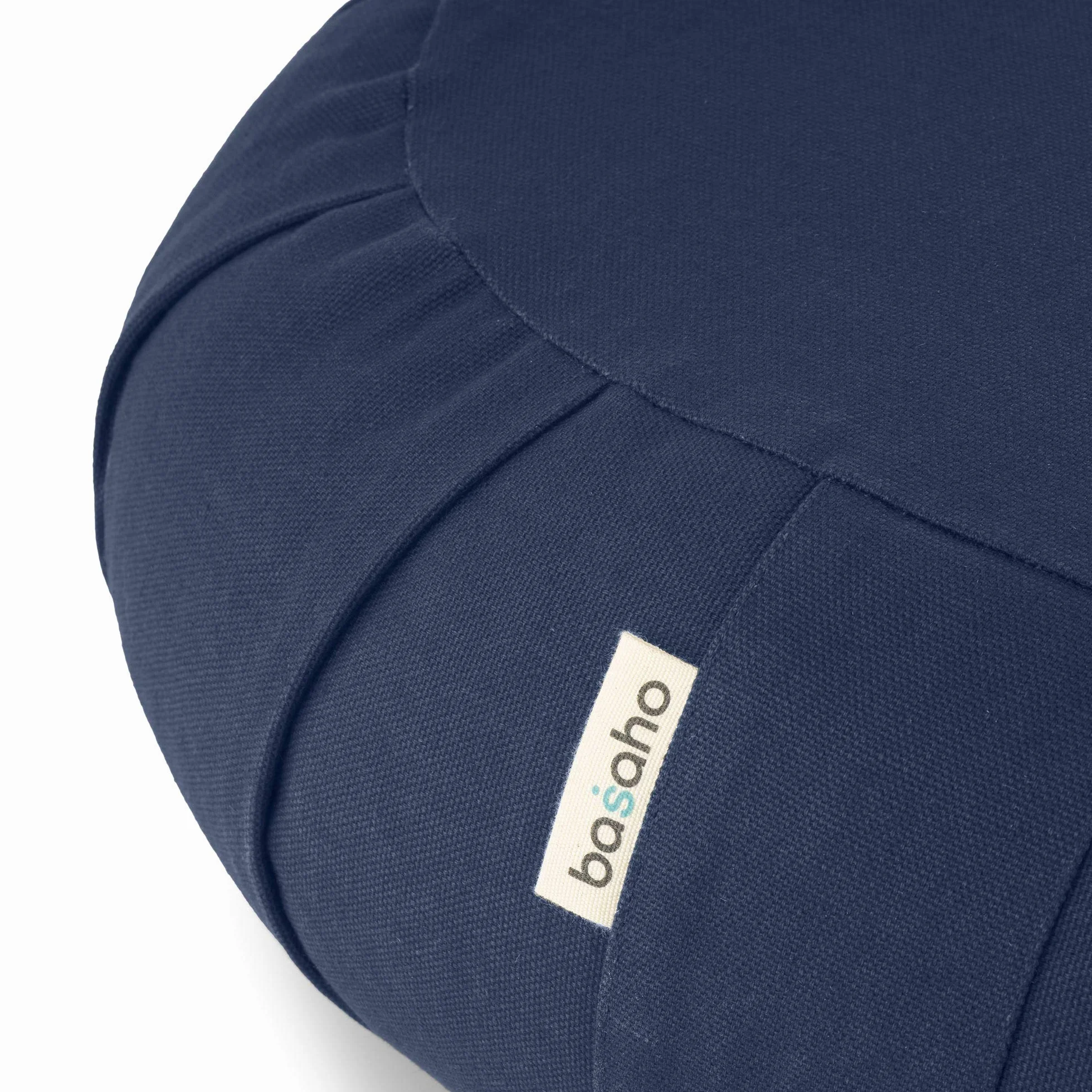 basaho CRESCENT Zafu Cuscino da Meditazione | Cotone Organico | Gusci di Grano Saraceno | Rivestimento Lavabile Rimovibile