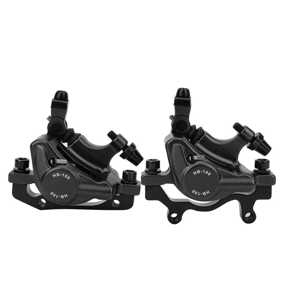 Set di Freni a Disco per Bici, Freno a Disco Idraulico per Bici in Lega di Alluminio HB-100 Set di Freni a Disco Idraulici per Trazione Anteriore Posteriore per Biciclette da