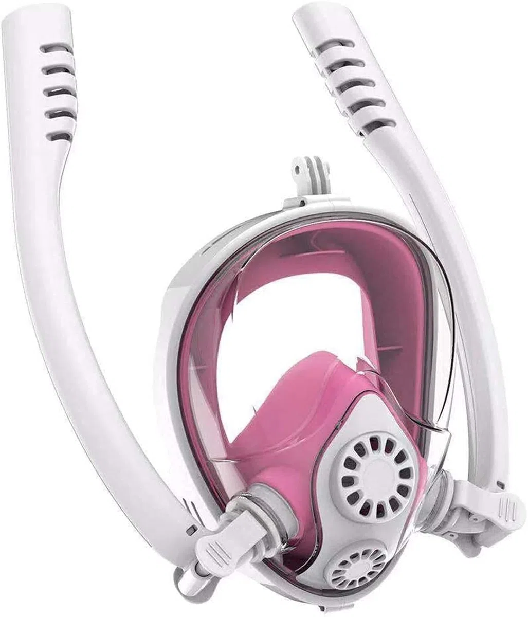 Occhiali da Sub, Maschere Integrali da Snorkeling, Maschere da Snorkeling, Attrezzatura da Nuoto Antiappannamento E Antiperdita, Attrezzatura Professionale per Adulti E B（Purple-L）