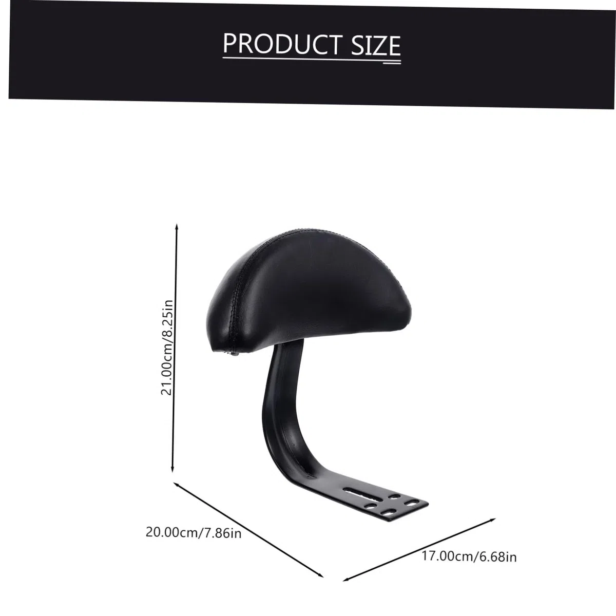 WOONEKY 1pezzi Schienale Posteriore per Bicicletta Poggiapiedi per Ragazzo Ragazza Ragazza Facile Installazione Robusto e Durevole Leggero Sicuro per Pedalata