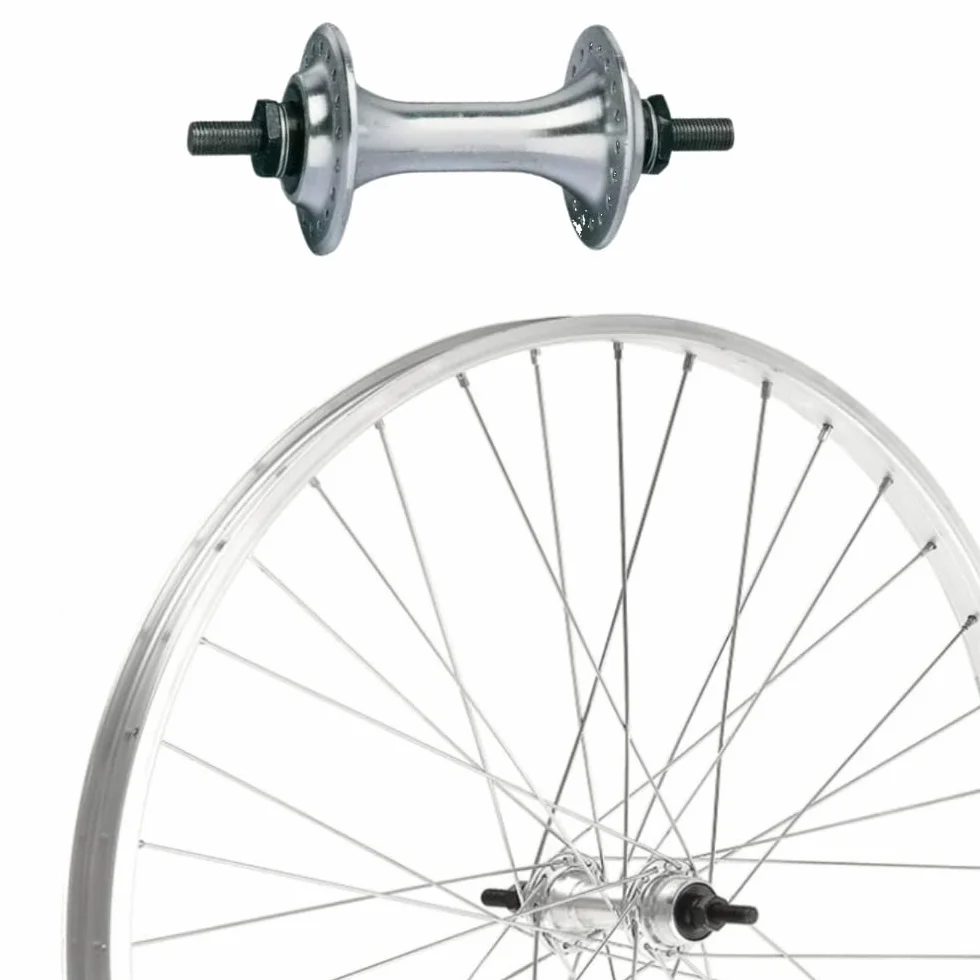 Cerchio Anteriore Ruota 28" 28 x 1.75 + Copertone nero 700x35C + Camera d’aria per City Bike Stradale Trekking