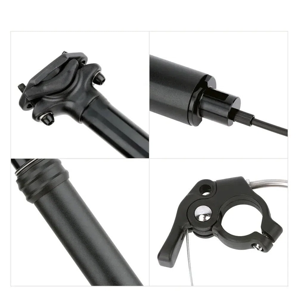 Bici Bicicleta Per ZOOM MTB reggisella per bicicletta Reggisella | 27,2 mm 31,6 mm Maniglia interna esterna in alluminio Controllo filo 100 mm