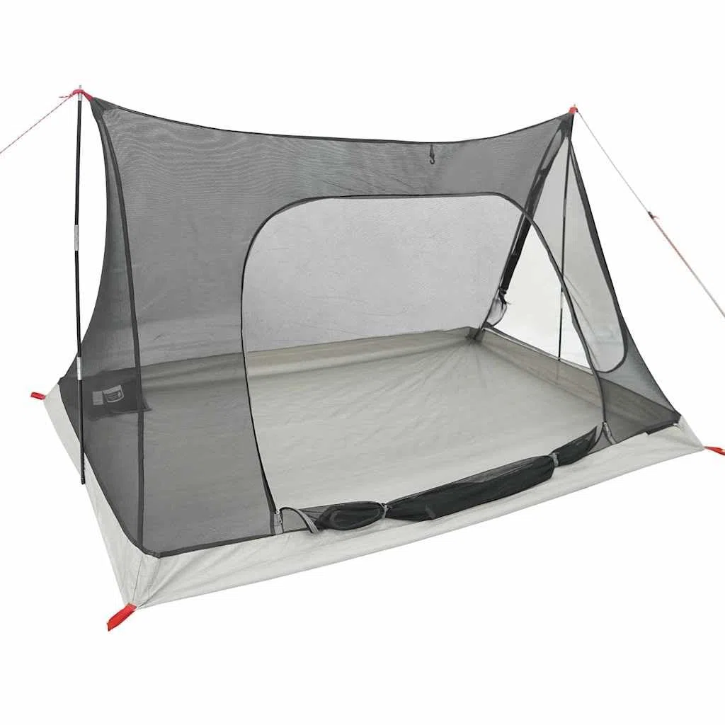 Tenda interna nera, 220 x 128 x 110 cm, rete traspirante, leggera e compatta, con borsa per il trasporto, per campeggio, trekking, festival e spiaggia, come zanzariera e protezione da vento e