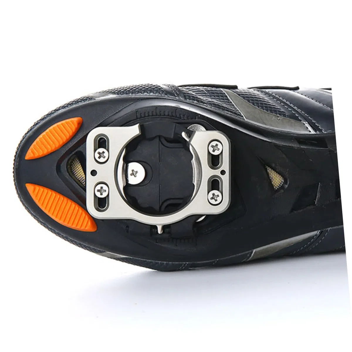 SUPVOX 2pezzi Tacchette Per Bicicletta Da Strada Copritacchette Per Scarpe Da Ciclismo Accessori Per Bicicletta Blocca Pedale Piastra Per Tacchette Adattatore Per Pedali Uso Su Strada e m