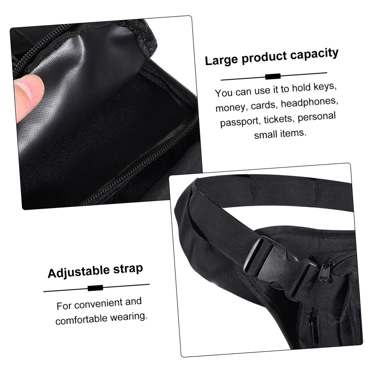 Happyyami 1pezzi Per Attività Outdoor Fanny Pack Multifunzionale Per Escursioni e Sport