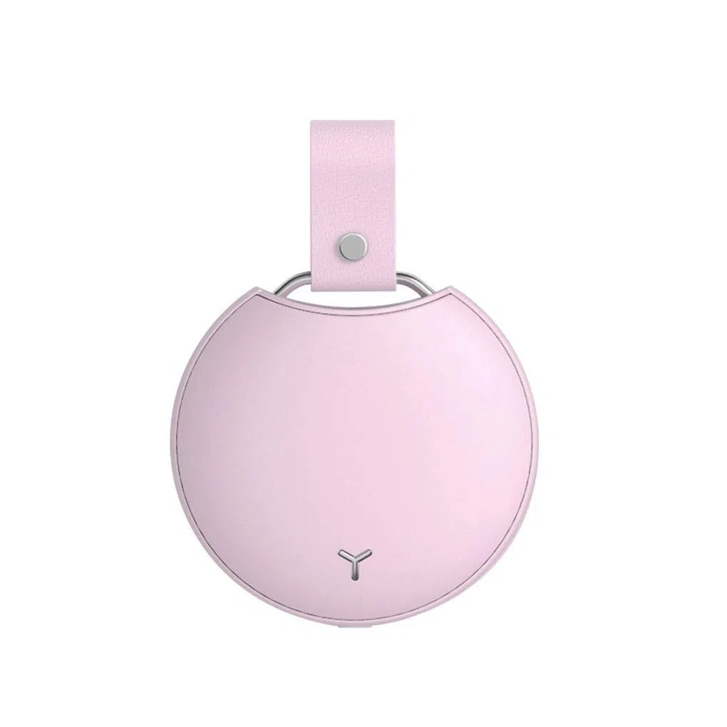 Scaldamani Ricaricabile Power Bank USB Scaldamani su Entrambi i Lati Scaldamani Elettrico Scaldamani Calore a Lunga Durata Riutilizzabile per Gli spostamenti Power Bank, Rosa