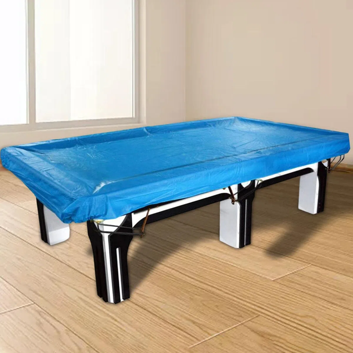 Copertura per Tavolo da Biliardo Copertura for tavolo da biliardo da 7/8/9/10/12 piedi, impermeabile, antipolvere, in PVC, con coulisse(10ft)