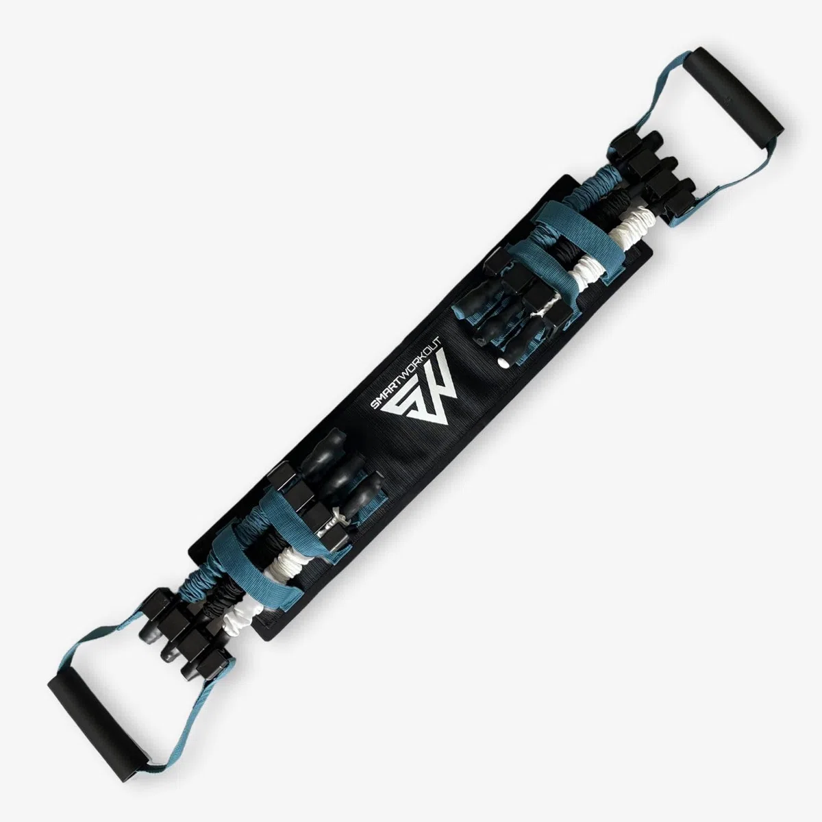 SmartWorkout - Ultimate+ Pack include Elite Resistance Bands Kit + Smartpress + Carry Bag + 5 accessori aggiuntivi - Set completo fitness per allenamento a casa