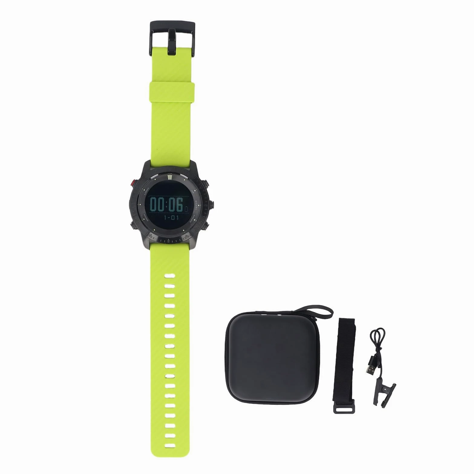 Orologio da Computer Subacqueo Orologio da Polso Impermeabile Bluetooth Leggero e Robusto per Nuoto e Snorkeling Cinturino Verde da 100 M