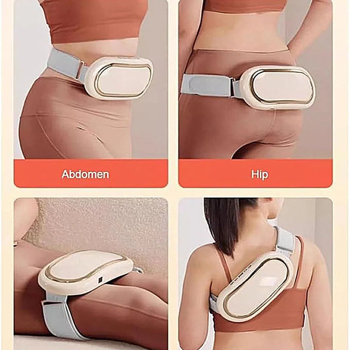 Cintura dimagrante | elettrostimolatore addominale per uso domestico - Cintura massaggiante dimagrante senza fili portatile per sviluppo muscolare, bruciatura di grasso e scultura