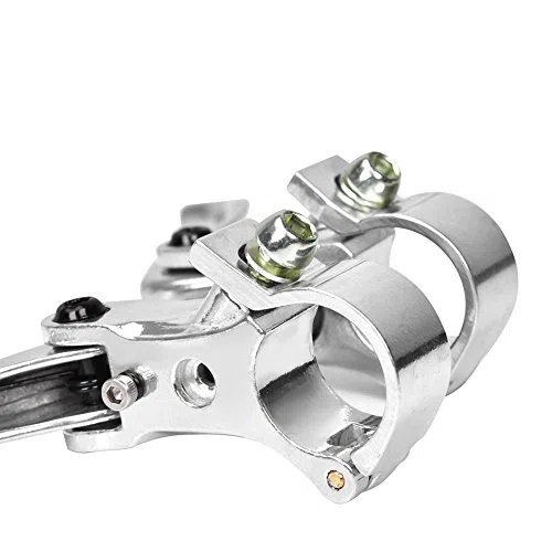 Leva Freno Bici,1 Paio di Accessori Per Freno Manubrio In Lega Di Alluminio da 24 Mm Per Bicicletta Ciclismo (Argento)