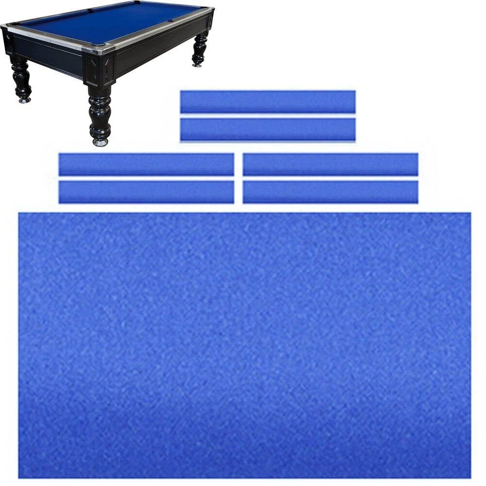 Tovaglia Biliardo Biliardo Biliardo con Strisce di Cuscino in Tessuto Snooker in Feltro Premium Cover Tavolo Snooker in Feltro Set