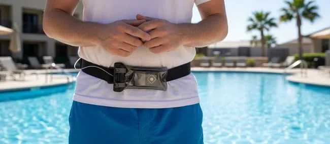 Custodia Impermeabile per Microinfusore con Catetere, Sacca Protettiva Waterproof per Pompa Insulina, Protezione da Acqua, Sabbia e Sporco, Ideale per Doccia, Mare, Piscina e Attività Outdoor
