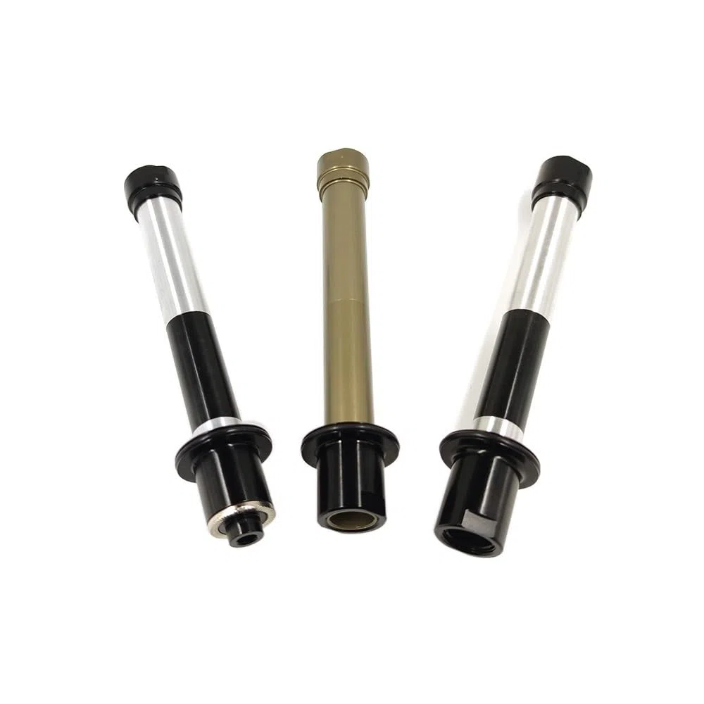 Sgancio Rapido MTB 1 pz. Mozzo Disco Center Lock Posteriore Perno di conversione QR 10mmx135 12x135 12x142 Ta Albero Passante con Tappo terminale Sgancio Rapido Bici(QRx135mm)