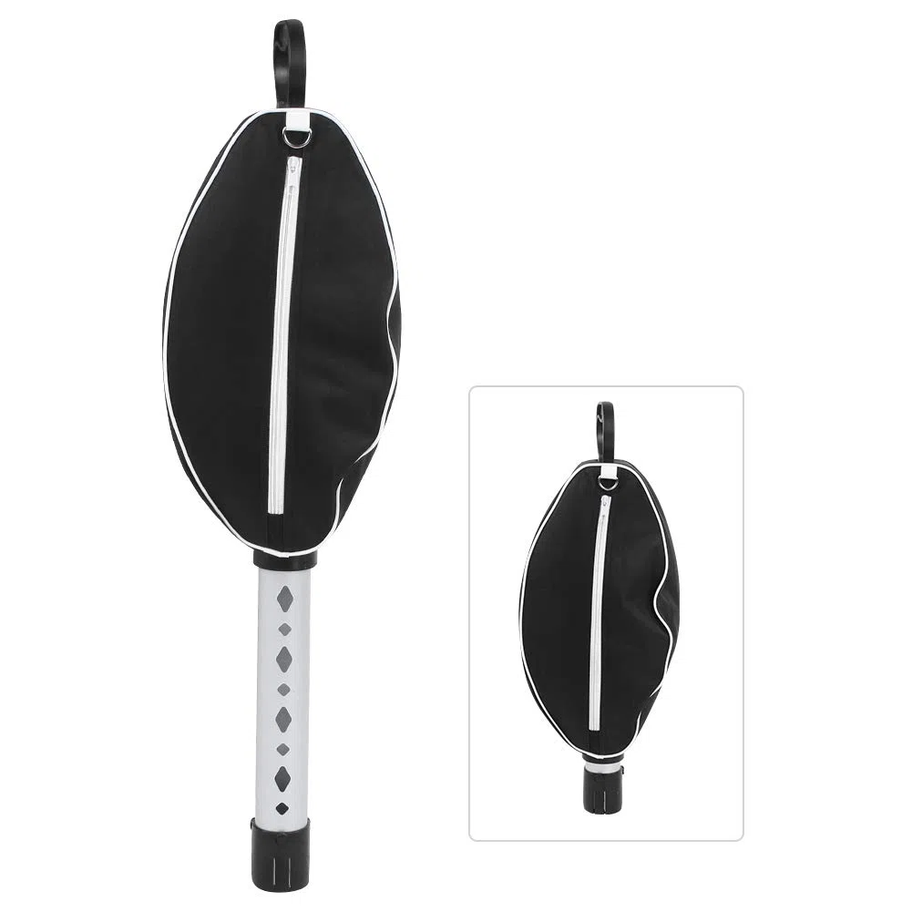 Luocute Raccoglitore di Palline da, capacità di 80 Palline | Telaio in Alluminio, Nylon Resistente All'acqua, Raccogli Palline Senza Piegarsi, Design Pieghevole, Borsa Telescopica