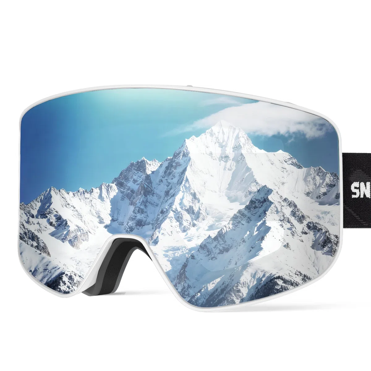 SNOWER Occhiali da sci, OTG, anti-appannamento, occhiali da neve HD, protezione UV400, per uomo, donna, ragazzi