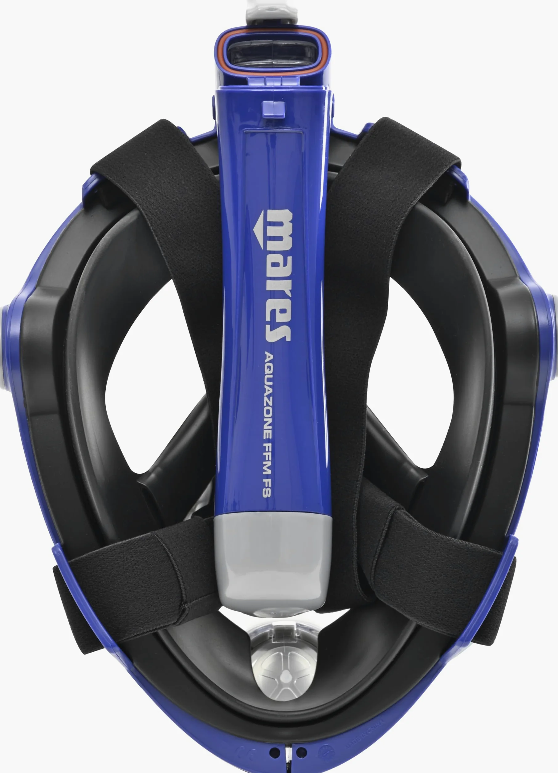 Mares Aquazone Full Face Mask - Maschera Integrale Snorkeling Adulto, Facciale in Silicone, Boccaglio Pieghevole, 3 Taglie