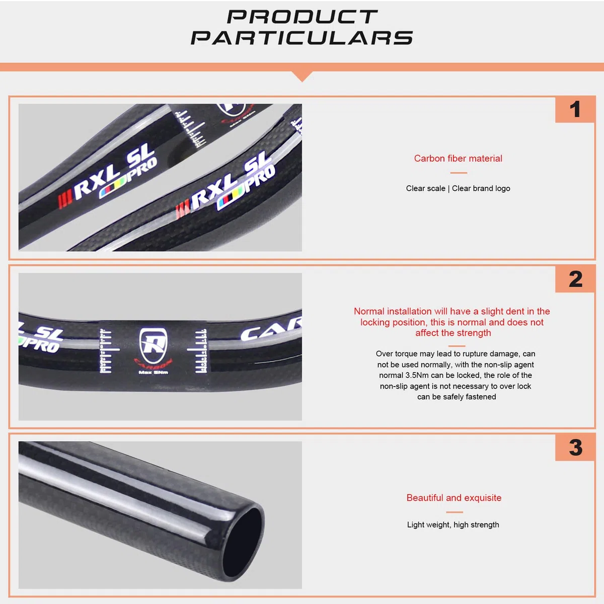 manubrio riser mtb carbonio,RXL SL manubrio mtb 31.8 carbonio 680mm 3K lucido nero